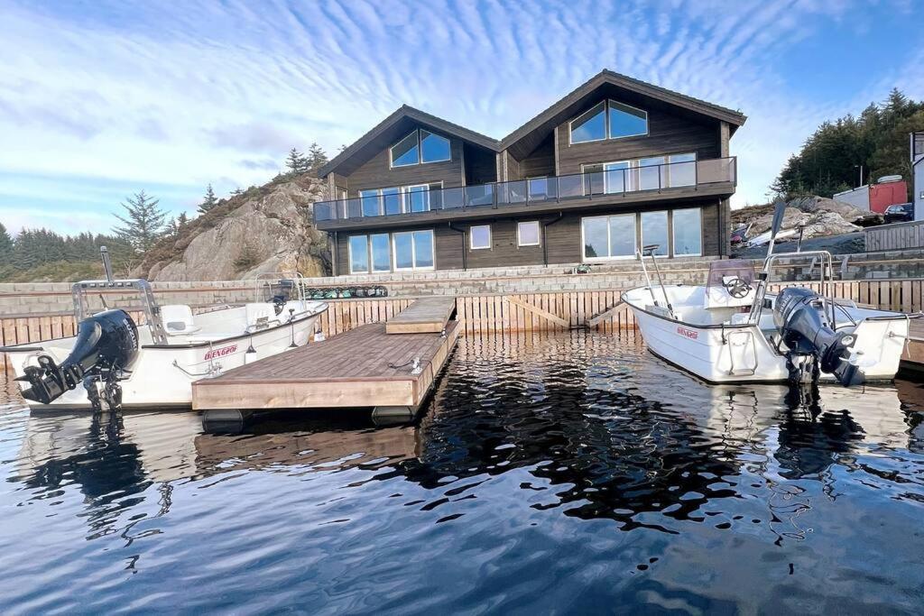 Villa Eksklusiv Rorbu - Havblikk 1 - Batutleie à Bekkjarvik Extérieur photo